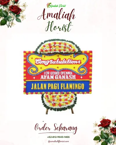 Bunga Papan Congratulation di Krsakageng